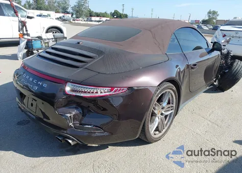 2013 Porsche 911 Carrera 4S z USA, uszkodzony, nr VIN WP0CB2A9XDS156878